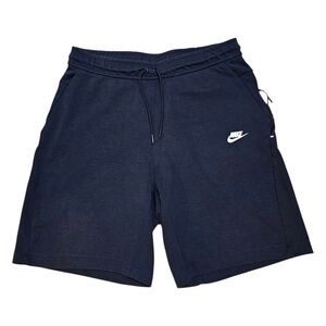 Nike Men's Navy Tech Fleece Shorts